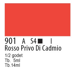 901 - Winsor & Newton Professional Rosso privo di cadmio