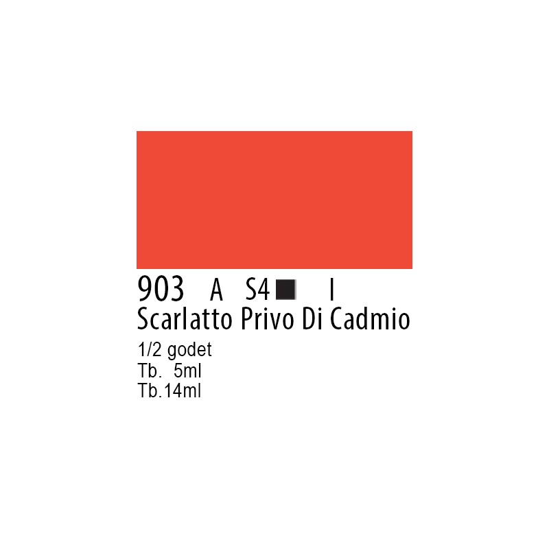 903 - Winsor & Newton Professional Scarlatto privo di cadmio