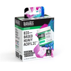 Liquitex Bio-Based Heavy Acrylic Set Scoperta 4 colori da 75ml