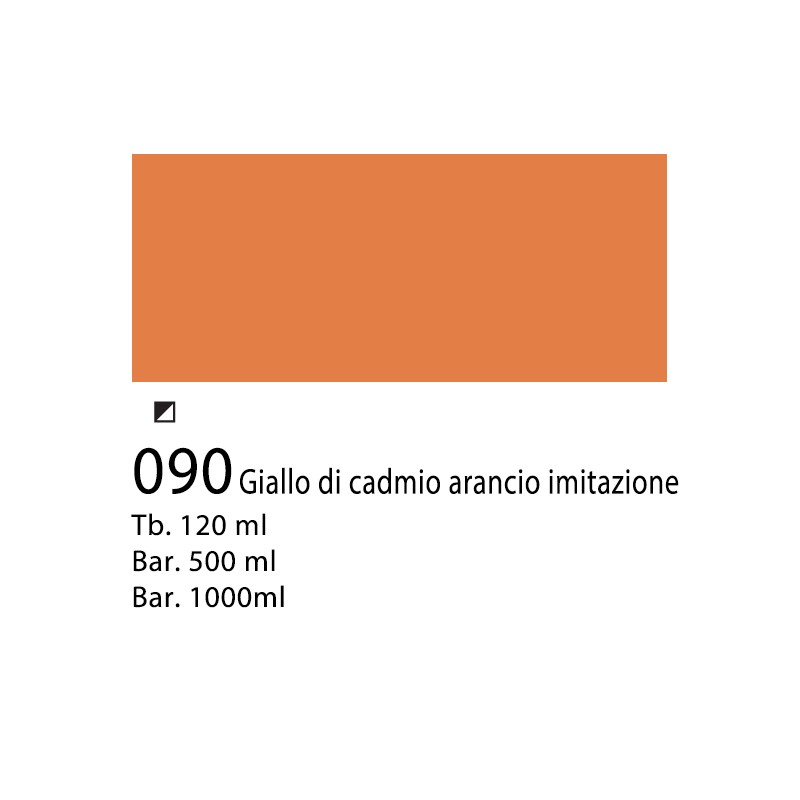 090 - Winsor & Newton Acrilico Galeria Giallo Di Cadmio Arancio Imitazione