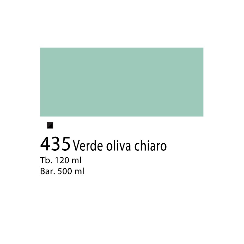 435 - Winsor & Newton Acrilico Galeria Verde Oliva Chiaro