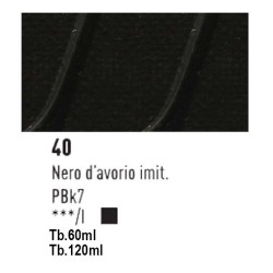 40 - Pebeo Origin Acrylics Nero D'Avorio Imitazione