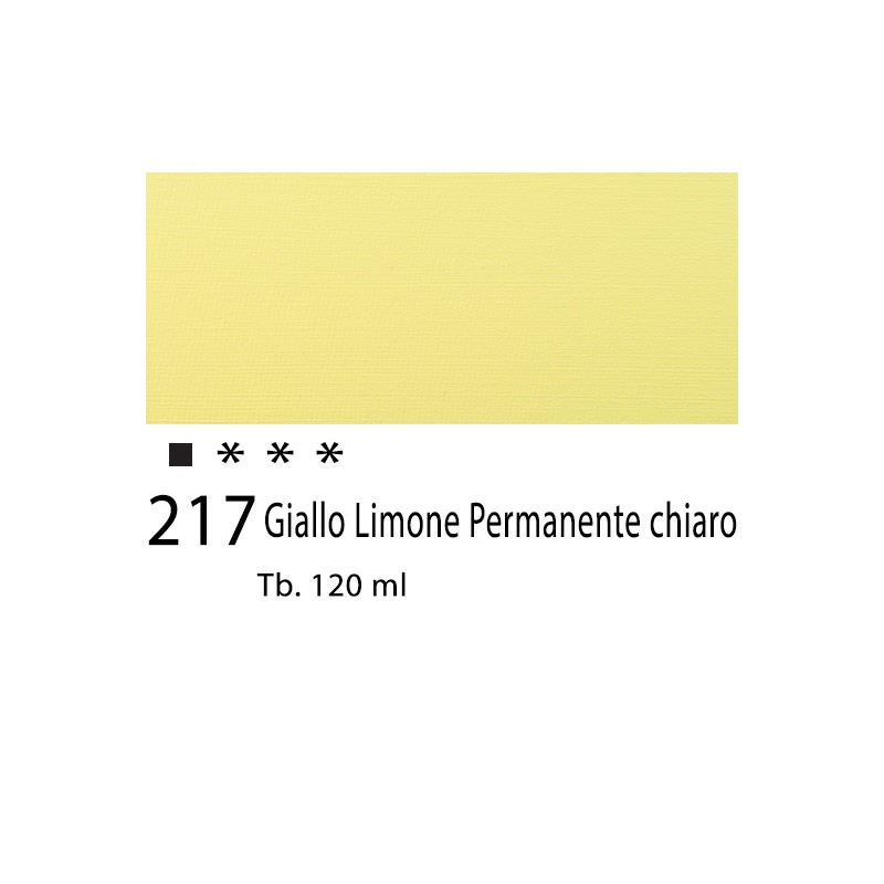 217 - Talens Amsterdam Acrylic Giallo Limone Permanente Chiaro