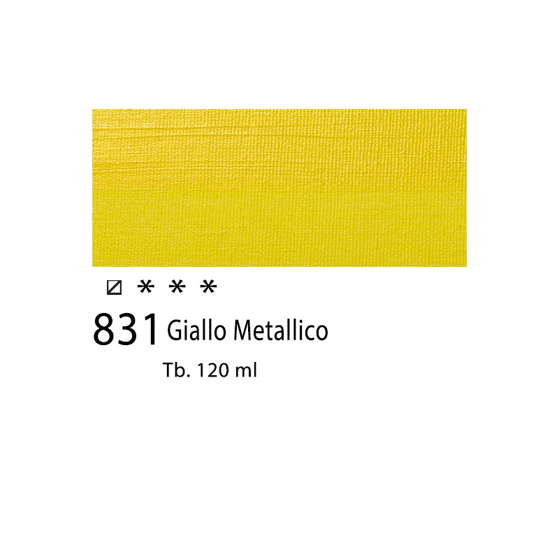 831 - Talens Amsterdam Acrylic Giallo Metallico