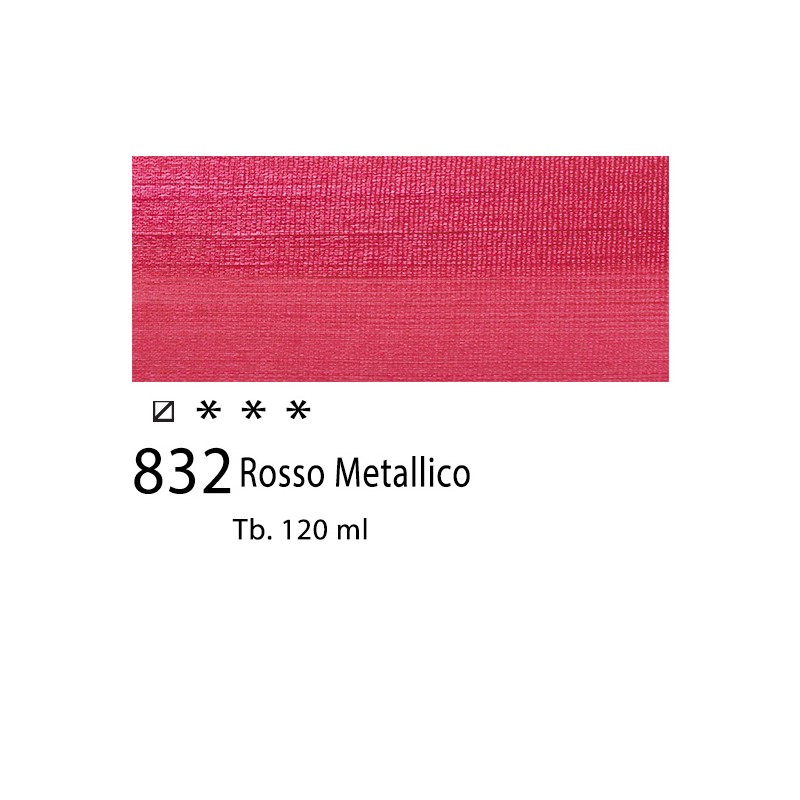 832 - Talens Amsterdam Acrylic Rosso Metallico