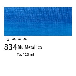 834 - Talens Amsterdam Acrylic Blu Metallico