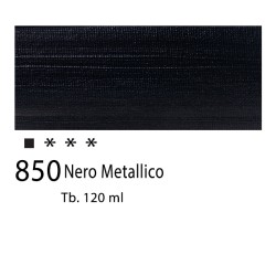 850 - Talens Amsterdam Acrylic Nero Metallico