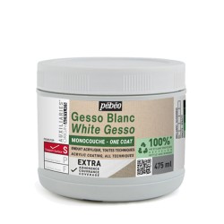 Gesso Bianco Monostrato Pebeo Origin Auxiliaries 475ml