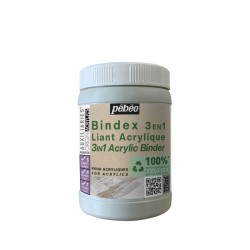 Bindex Legante Acrilico 3 in 1 Pebeo Origin Auxiliaries 225ml