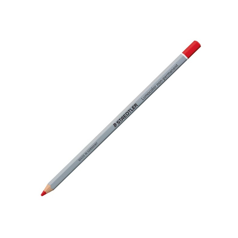 Staedtler Lumocolor non-permanent Omnichrom Matita Vetrografica Cancellabile Rossa