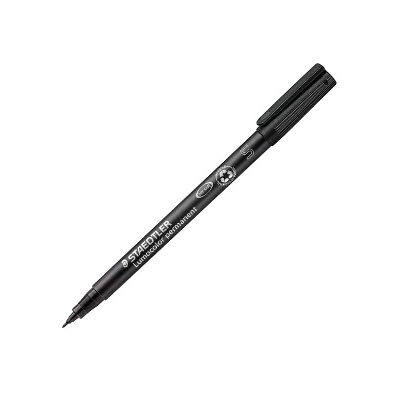 Staedtler Lumocolor Permanent S Nero Punta Superfine 0,4mm