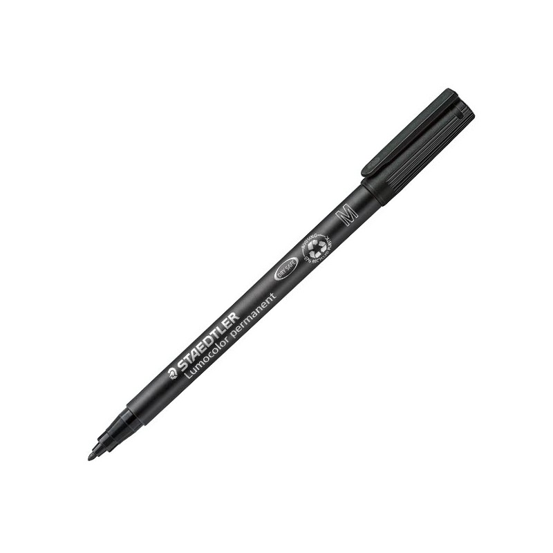 Staedtler Lumocolor Permanent M Nero Punta Media 1mm