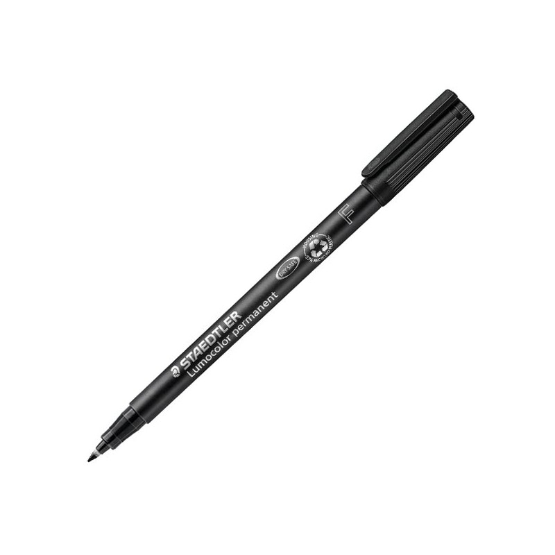 Staedtler Lumocolor Permanent F Nero Punta Fine 0,6mm