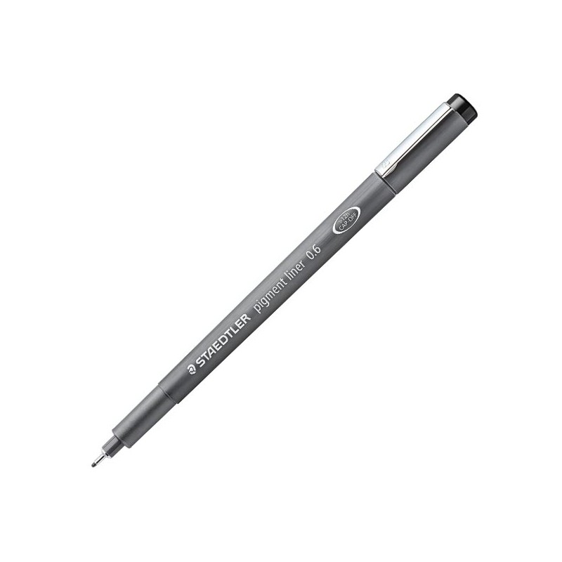 Staedtler Pigment Liner Nero Punta 0,6mm