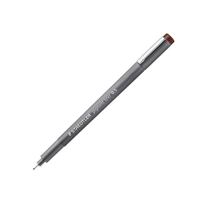 Staedtler Pigment Liner Marrone Van Dyke Punta 0,5mm