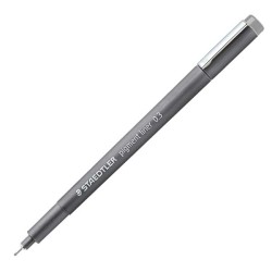 Staedtler Pigment Liner Grigio Argento Punta 0,3mm