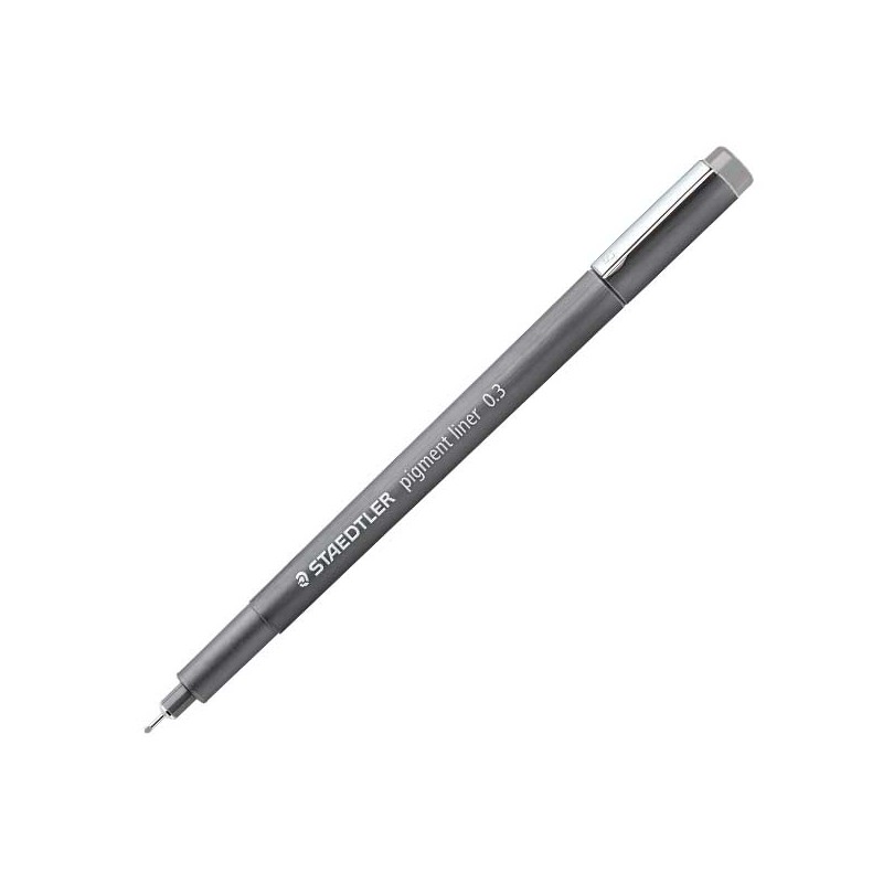 Staedtler Pigment Liner Grigio Argento Punta 0,3mm