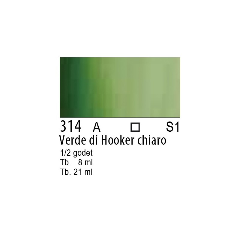 314 - Winsor & Newton Cotman Verde di Hooker chiaro