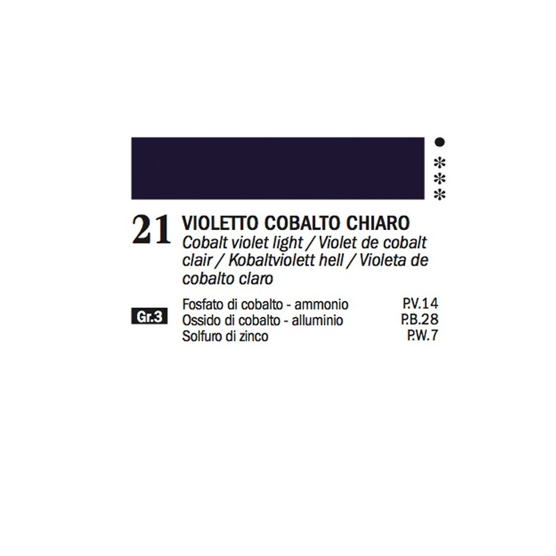 21- Ferrario Olio Alkyd Violetto di cobalto chiaro