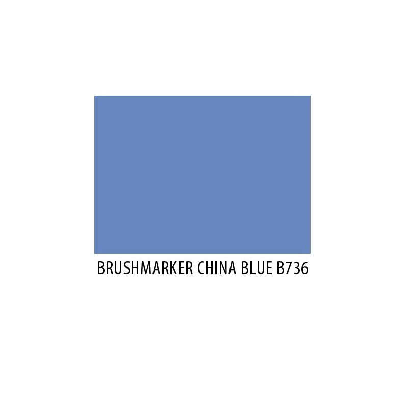 Brushmarker China Blue B736