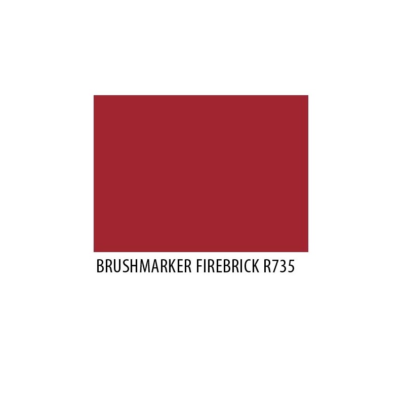 Brushmarker Firebrick R735