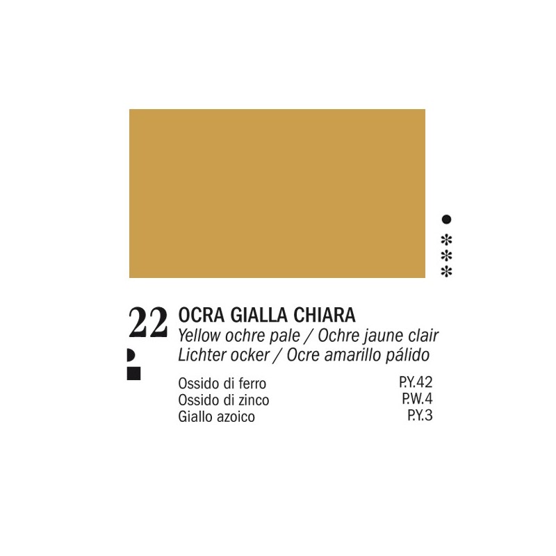 22 - Ferrario Olio Van Dyck Ocra gialla chiara - tubo 60ml