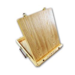 Bauletto Portacolori in legno con ripiano, CM.20X40X15H