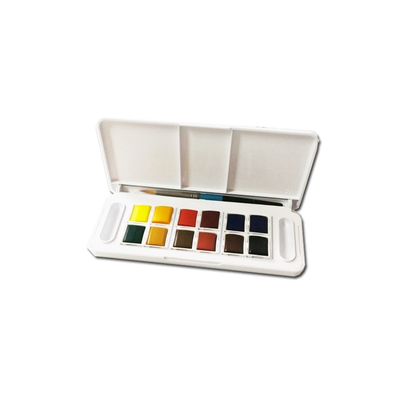 Set Acquerello 12 mezzi Godet - Professional Water Colour Winsor&Newton
