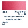 354 - Schmincke acquerello Horadam rosso di garanza scuro