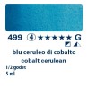 499 - Schmincke acquerello Horadam blu ceruleo di cobalto