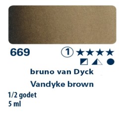 669 - Schmincke acquerello Horadam bruno van Dyck