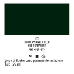 225 - Liquitex Heavy Body Verde di hooker scuro permanente imit.