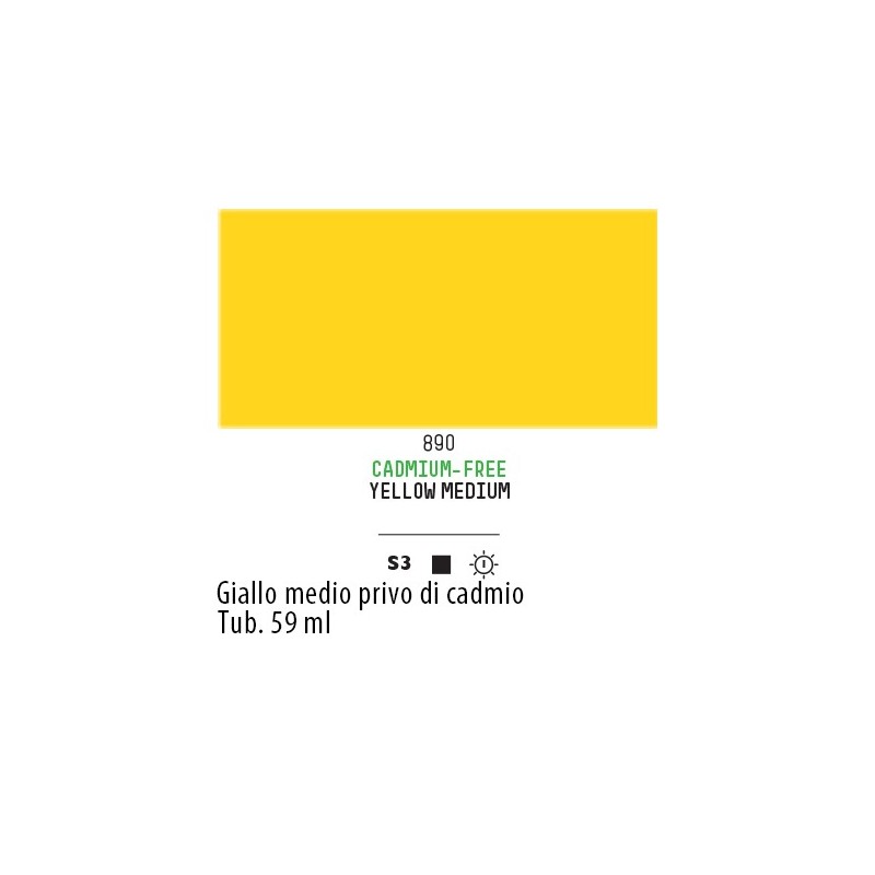 890 - Liquitex Heavy Body Giallo medio privo di cadmio