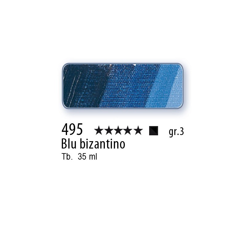 495 - Mussini blu bizantino