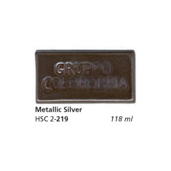 219 - Colorobbia Smalto Metallic silver