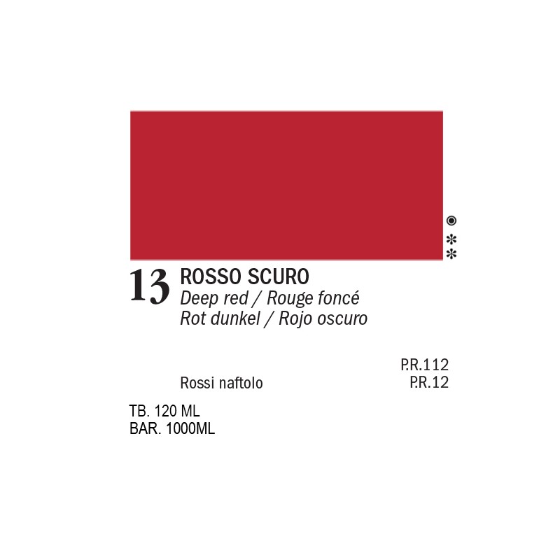 13 - Ferrario Acrylic Master Rosso scuro