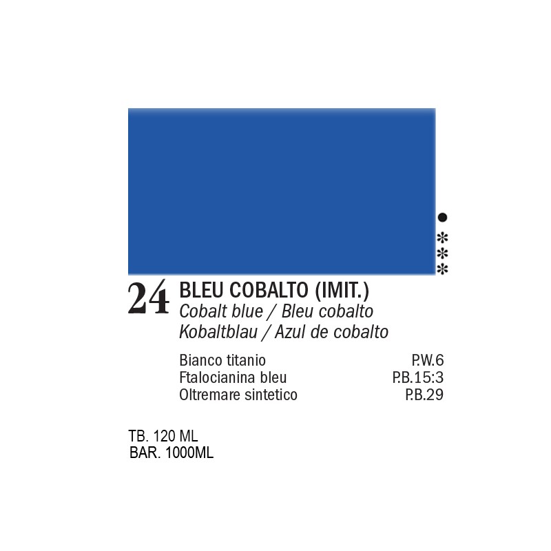 24 - Ferrario Acrylic Master Bleu Cobalto imit.