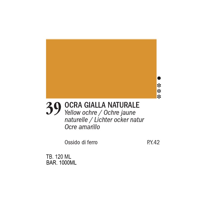 39 - Ferrario Acrylic Master Ocra Gialla