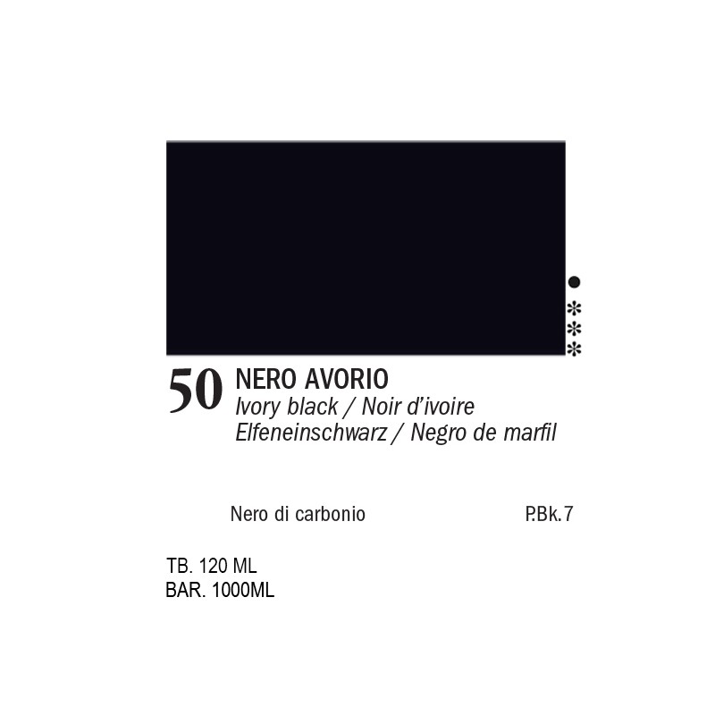 50 - Ferrario Acrylic Master Nero avorio