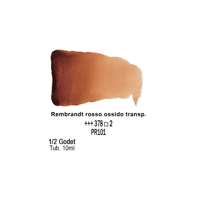 378 - Talens Rembrandt acquerello rosso ossido transparente