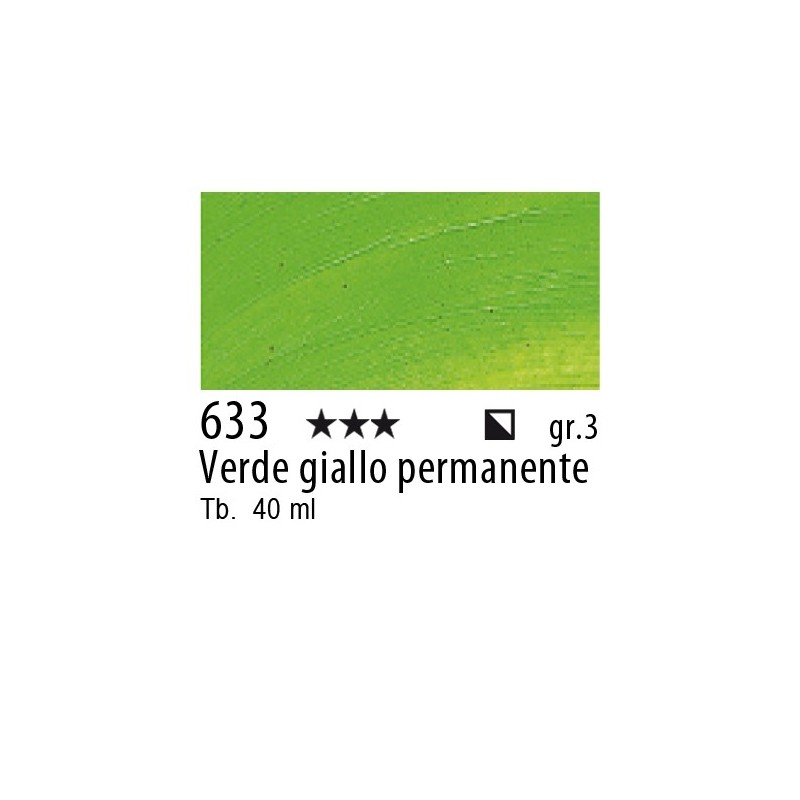 633 - Rembrandt Verde giallo permanente