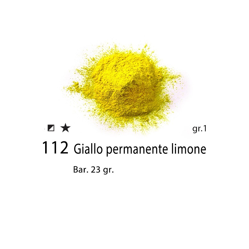 112 - Pigmento Puro per Artisti Maimeri Giallo permanente limone