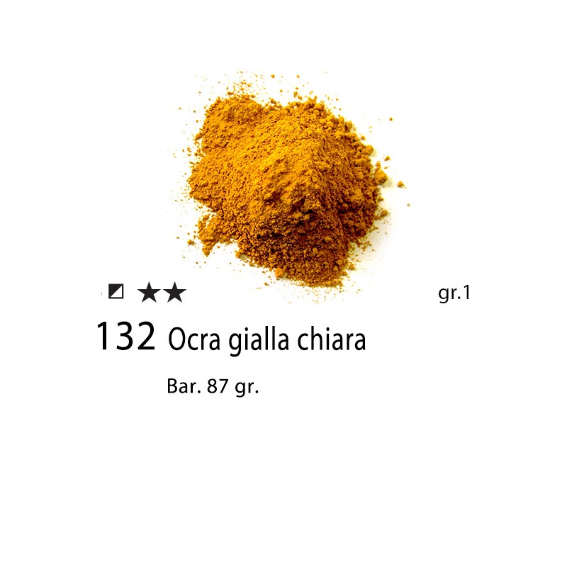 132 - Pigmento Puro per Artisti Maimeri Ocra gialla chiara