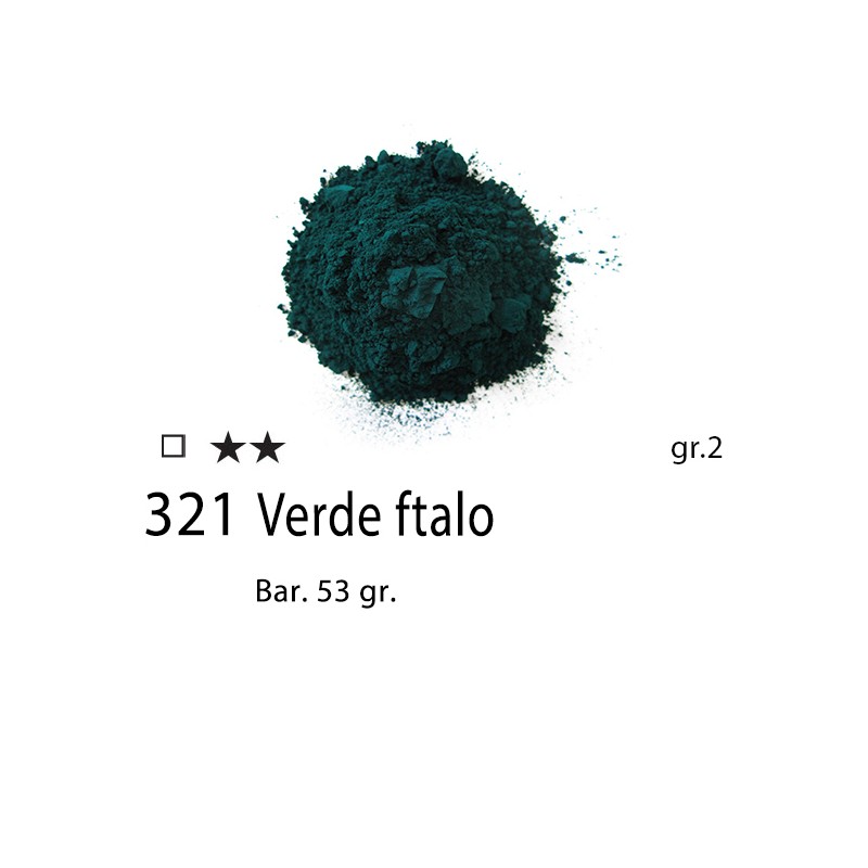 321 - Pigmento Puro per Artisti Maimeri Verde ftalo