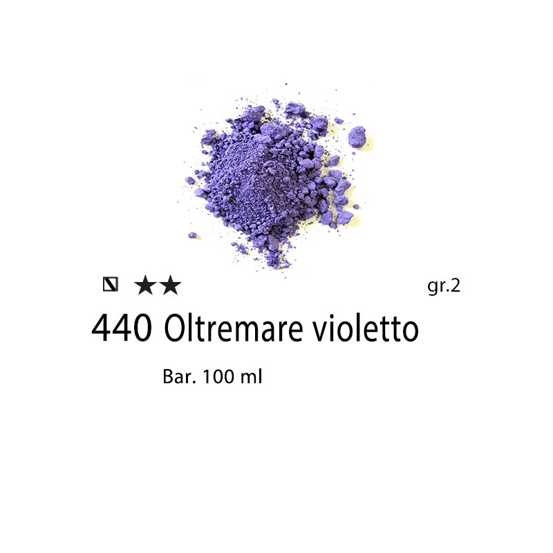 440 - Pigmento Puro per Artisti Maimeri Oltremare violetto