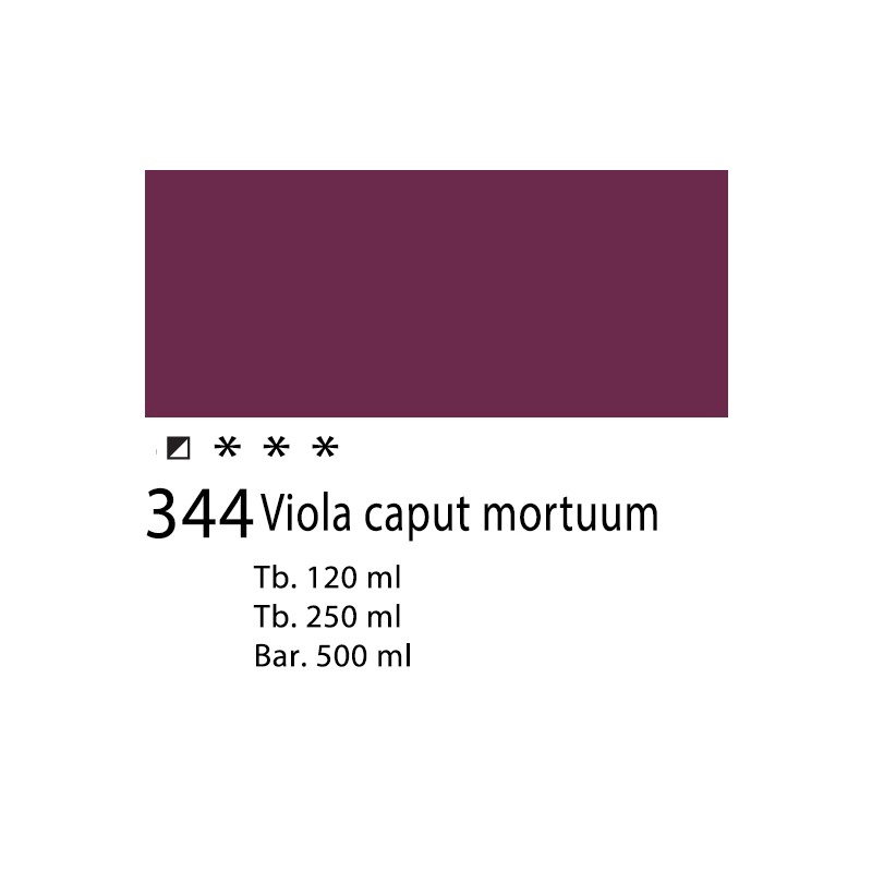 344 - Talens Amsterdam Acrylic Viola Caput Mortuum