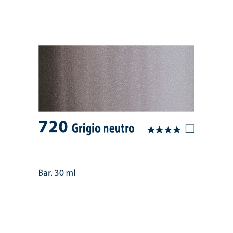 720 - Schmincke Aqua Drop Acquerello liquido grigio neutro