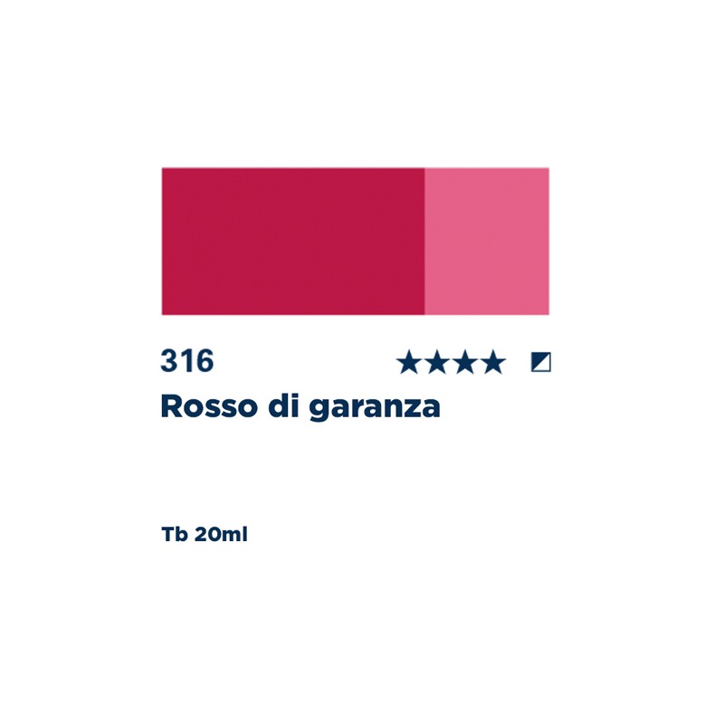 316 - Schmincke Designers Gouache rosso di garanza