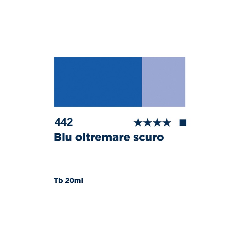 442 - Schmincke Designers Gouache blu oltremare scuro