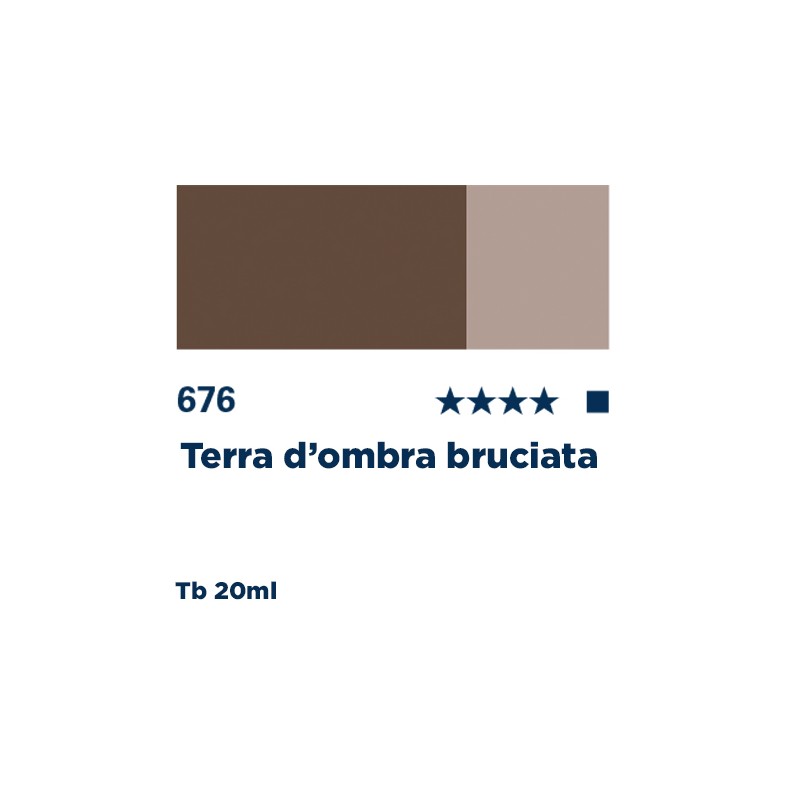 676 - Schmincke Designers Gouache terra d'ombra bruciata